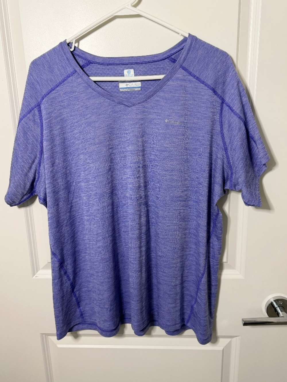 Columbia Lavender Omni Freeze Athletic Shirt Size 2X Plus Size